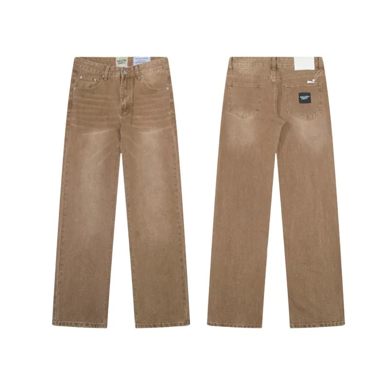 Gallery Dept. Straight Fit Jeans Washed Tan