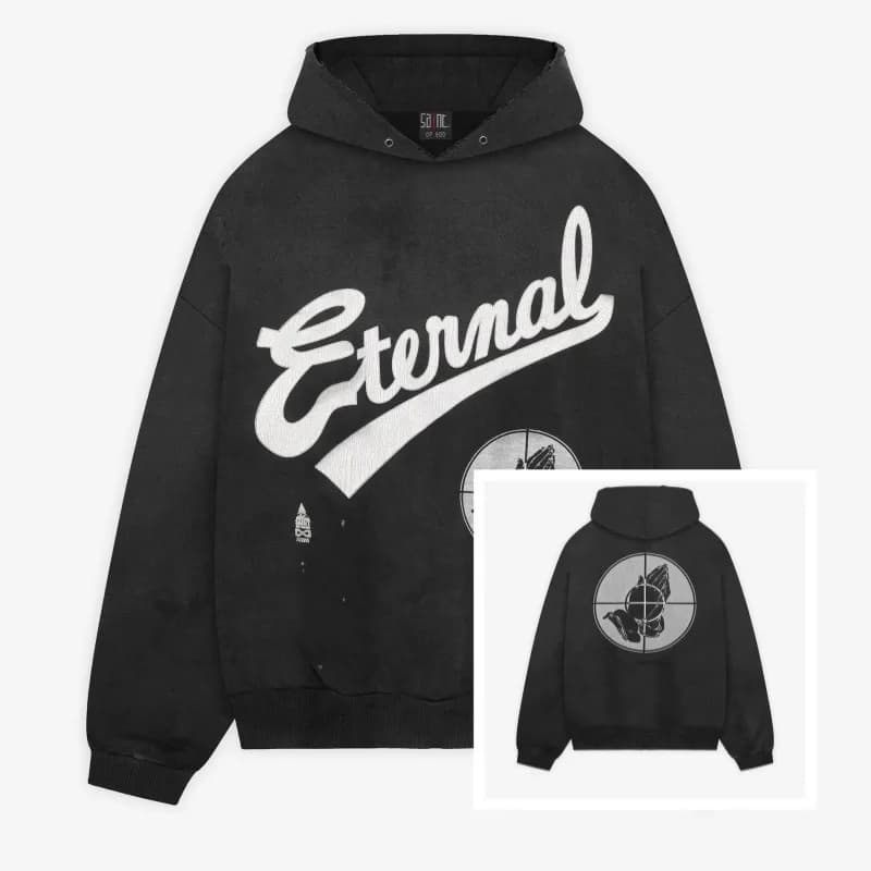 Fear of God Essentials Hooded Sweatshirt Embroidered Logo — LM881