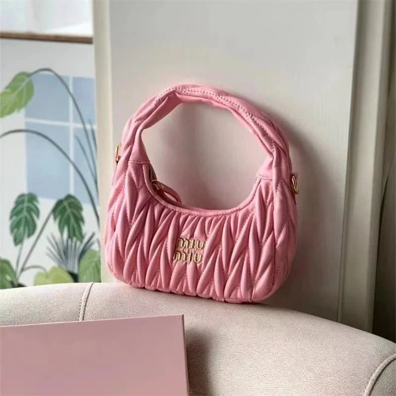 Miu Miu Matelassé Hobo Bag Quilted