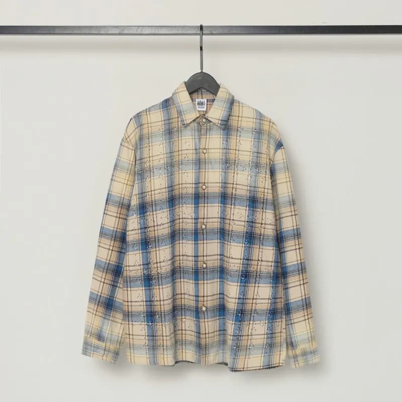 Plaid Shirt Speckled Grid