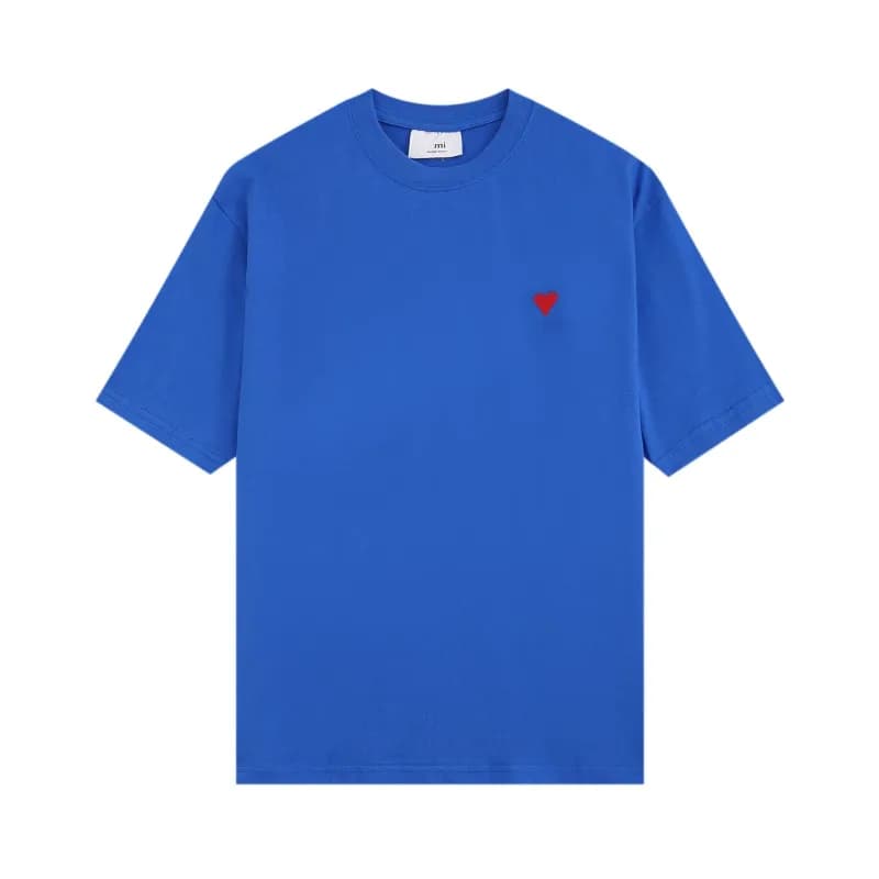 JW Anderson Polo Shirt Heart Logo — 彩蓝【111小爱心款】