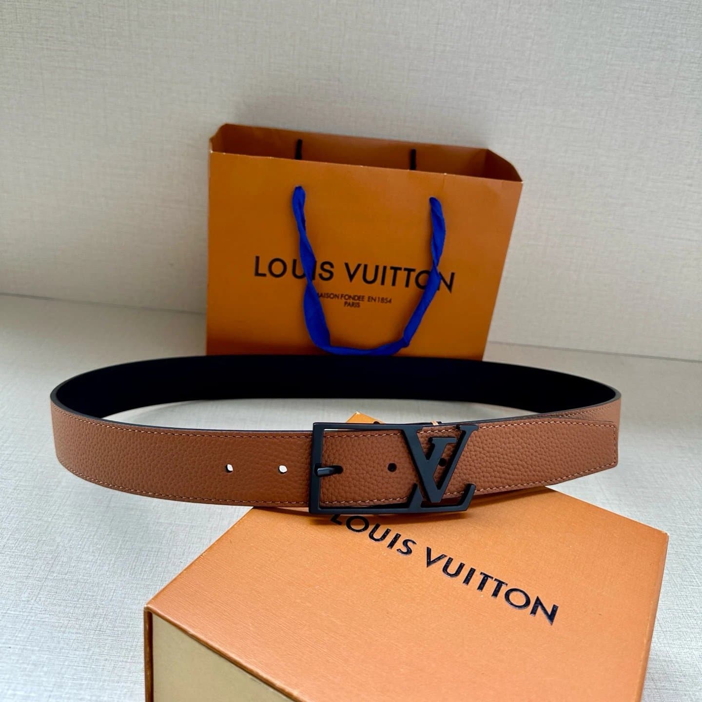 Louis Vuitton LV Initiales Belt Monogram Eclipse — A-25
