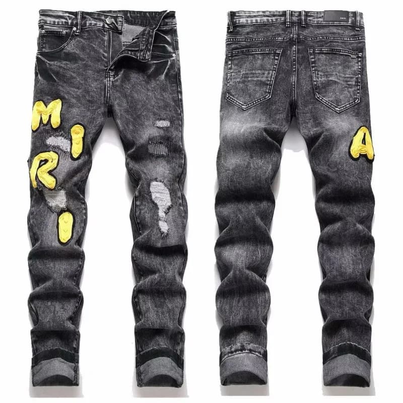 Balenciaga Distressed Jeans MIRI Patch