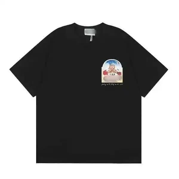Casablanca T-Shirt Yellow Logo Patch — 31