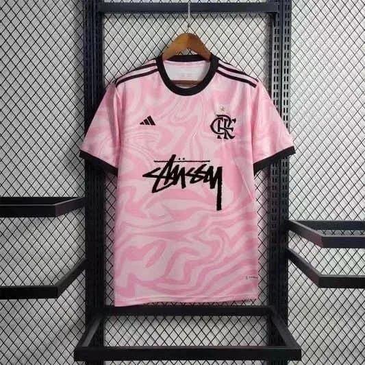 Adidas × Stüssy T-Shirt Rose Print — 24