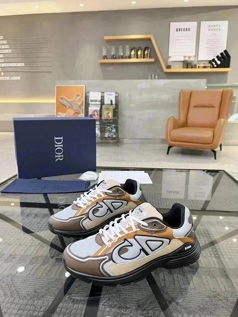 Dior B22 White/Brown/Orange — 081202080