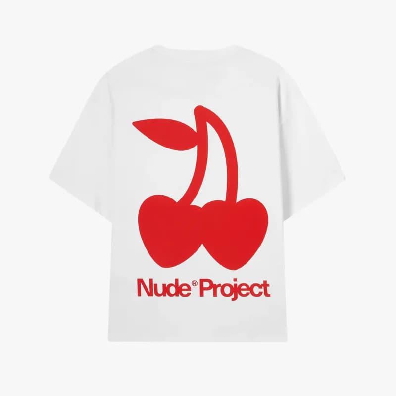 Nude Project Cherry Graphic Tee Cherry Logo