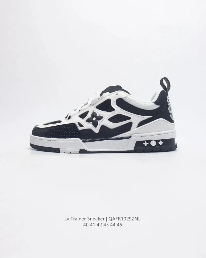 Louis Vuitton Trainer Sneaker Monogram Flower