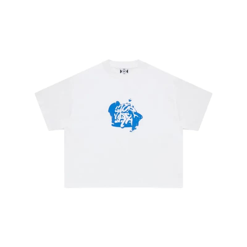 Off-White Short-Sleeve Button-Up Shirt Grid Check — M02/白