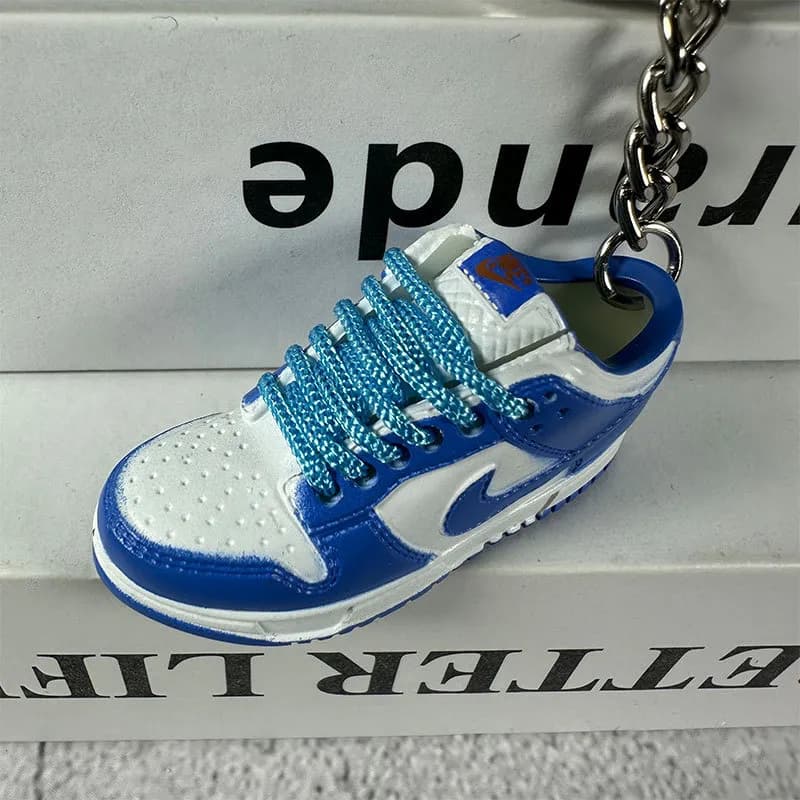 Cactus Plant Flea Market Sneaker Keychain Blue Lightning — 109. warning line
