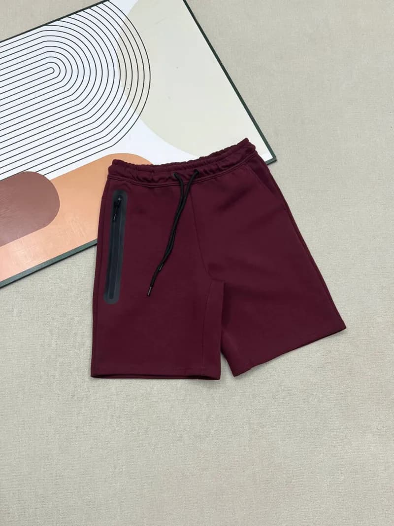 Nike Tech Fleece Shorts Burgundy