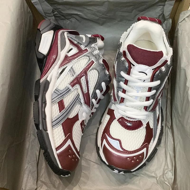 Asics Gel-1130 Burgundy White Grey
