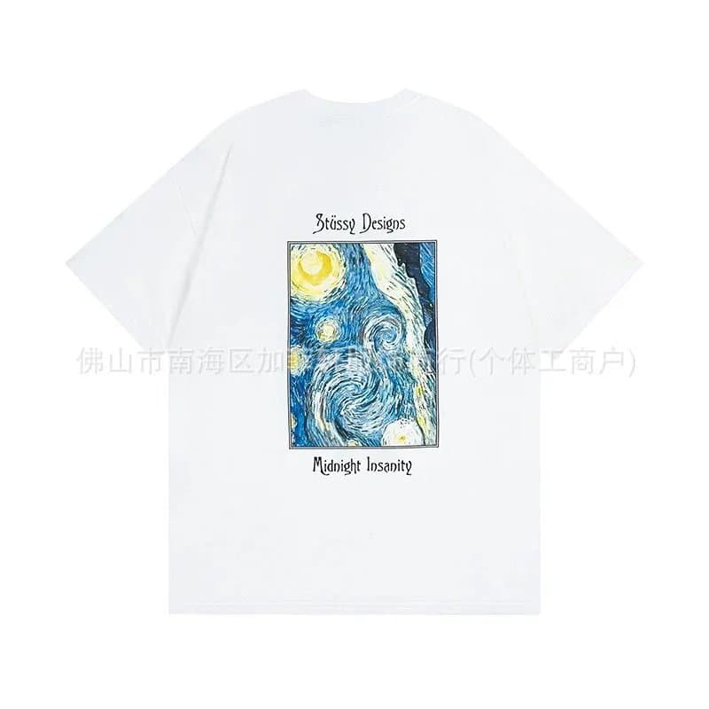 Stüssy Logo Tee Classic Script — 873白色