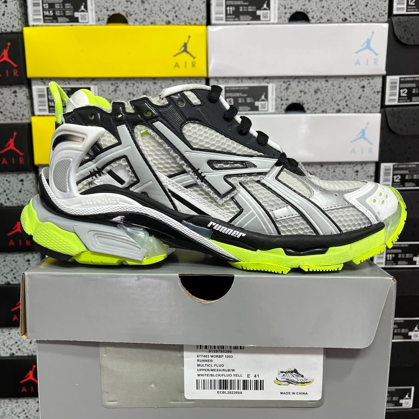 Balenciaga Speed Trainer Multicolor — XA · 七代白黑黄P1093