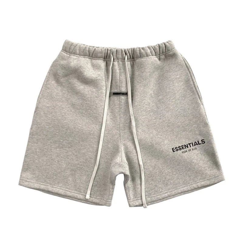 Fear of God Essentials Essentials Shorts Logo Embroidered — 浅灰色