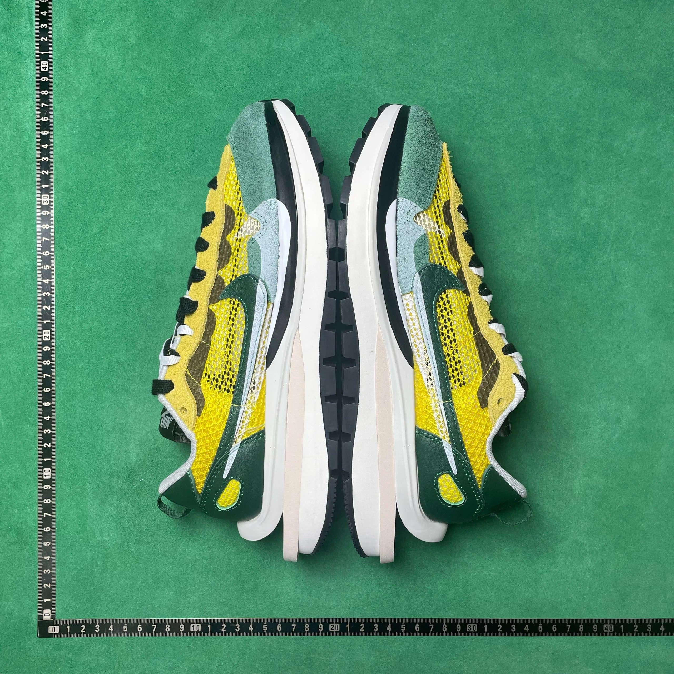 Nike × Sacai VaporWaffle White Sail Gum — 3号黄绿CV1363 700