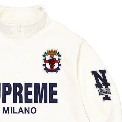 Supreme × Nike Quarter-Zip Pullover Milano Crest