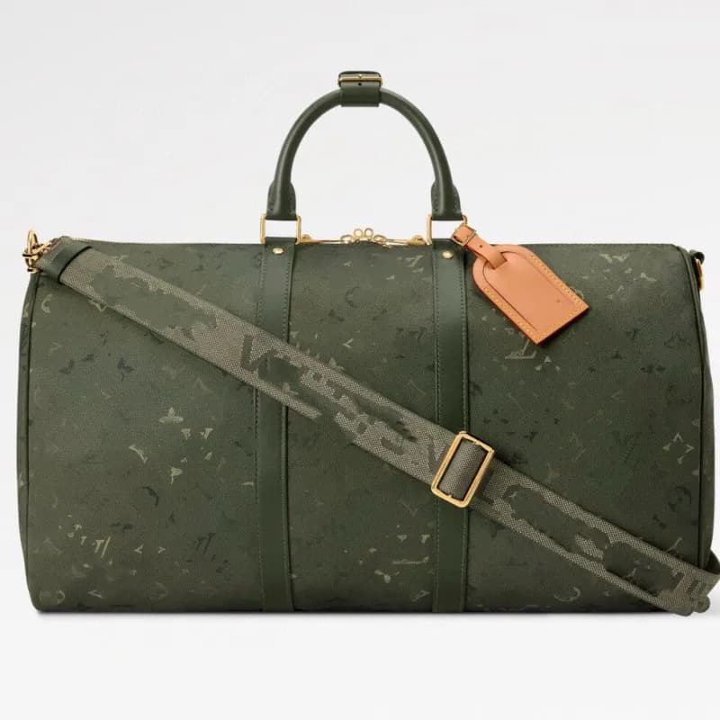 Louis Vuitton Backpack Monogram Eclipse Canvas — 军绿色旅行包50