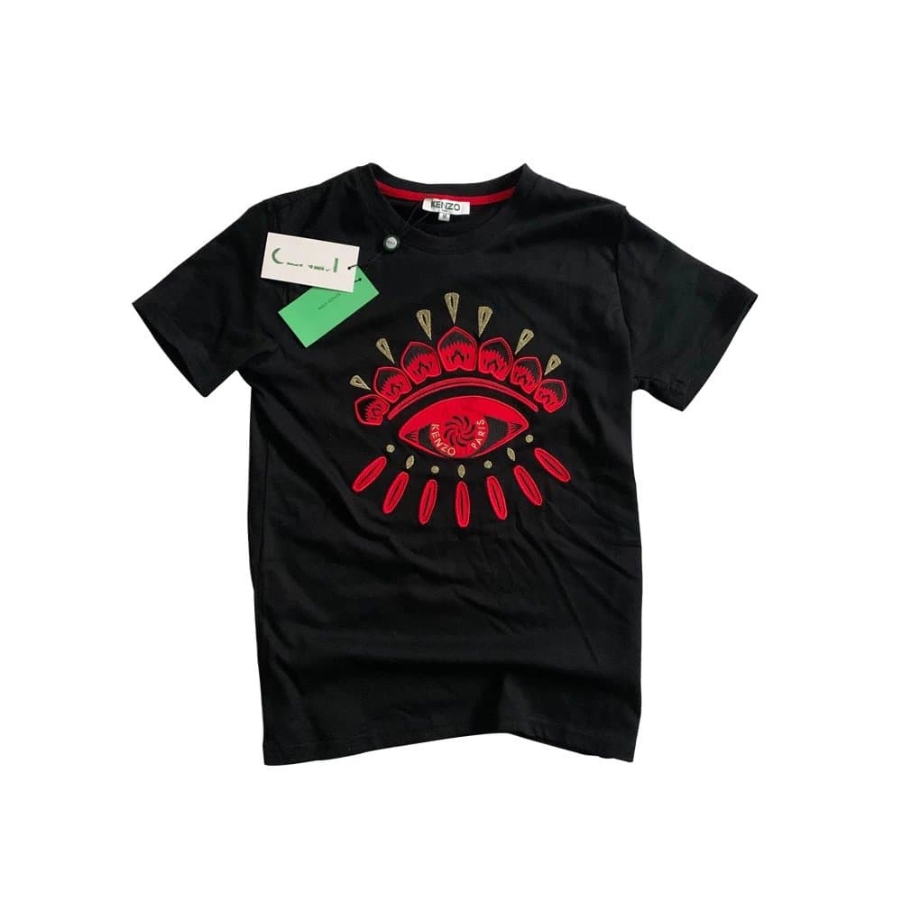 Kenzo Tiger Embroidered Tee Multicolor Tiger — 28