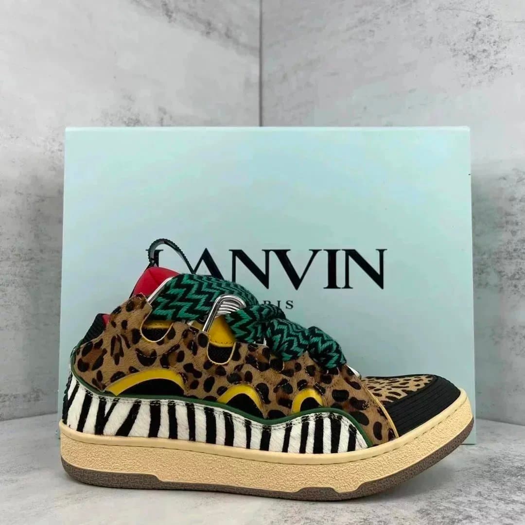 Lanvin Runner Sneaker Knit Lace — 25