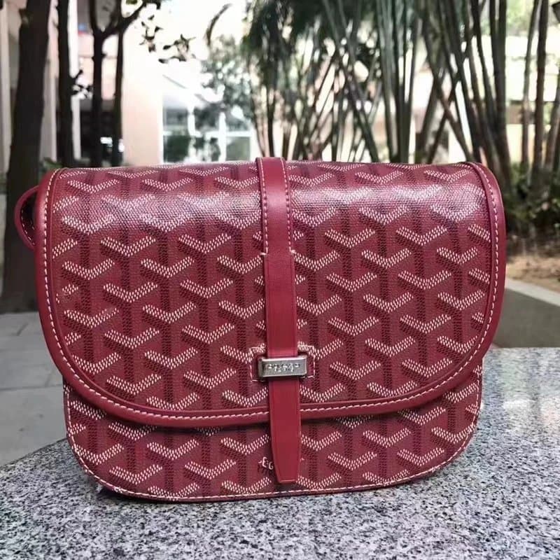 Goyard Saint Louis Chevron Pattern — 酒红