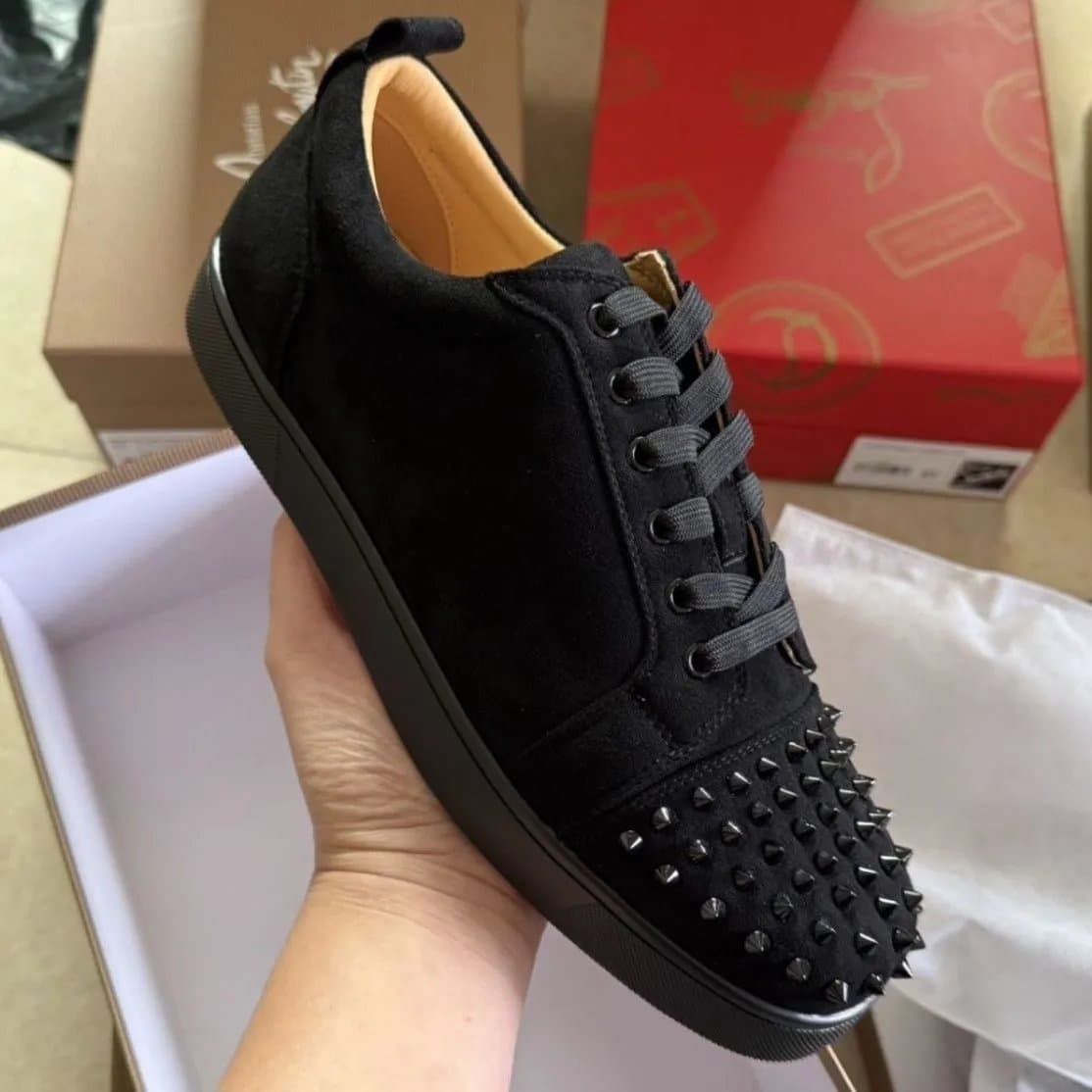 Christian Louboutin Louis Flat All Black — AS01