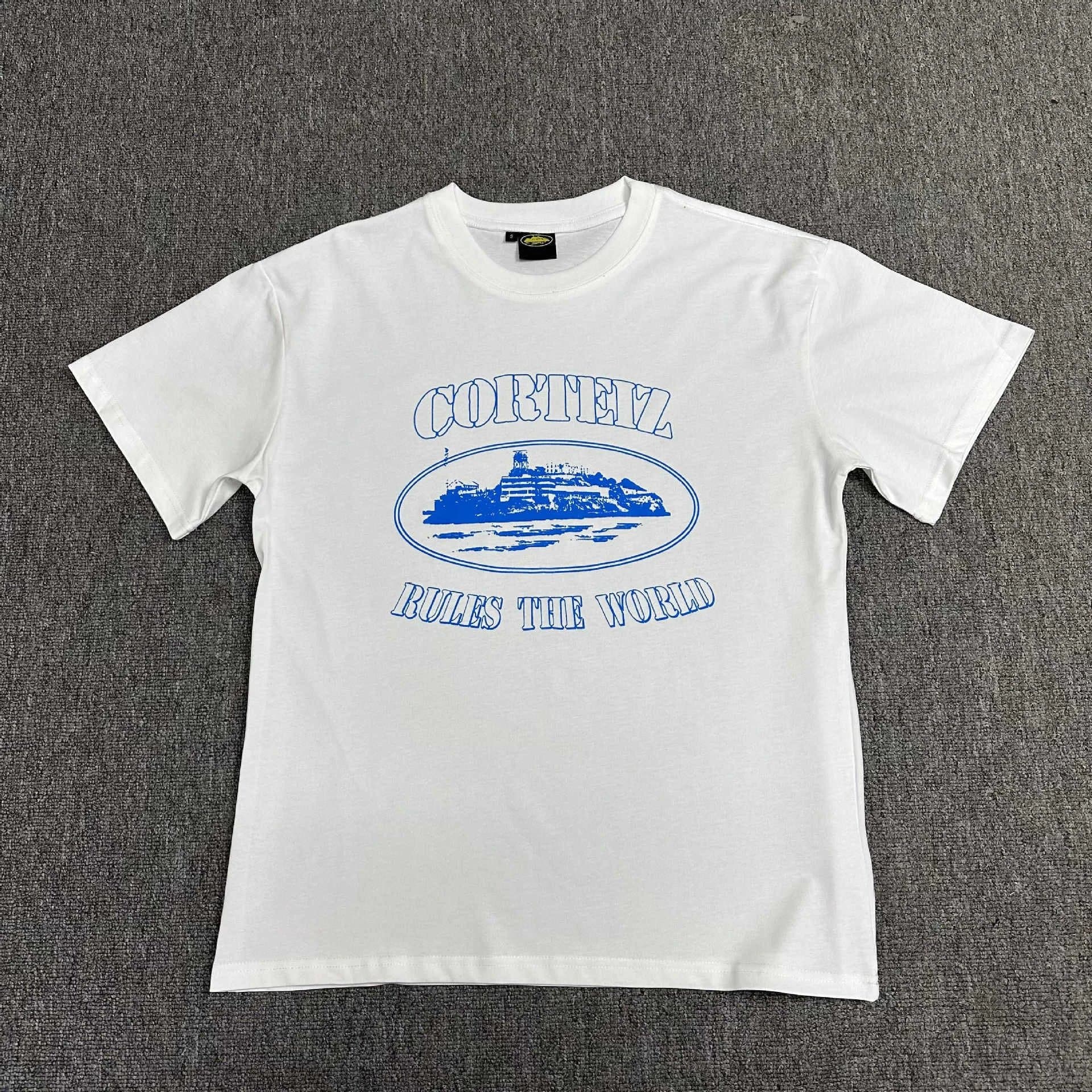 Corteiz Graphic Tee Bomb Print — 3103（深蓝印花）