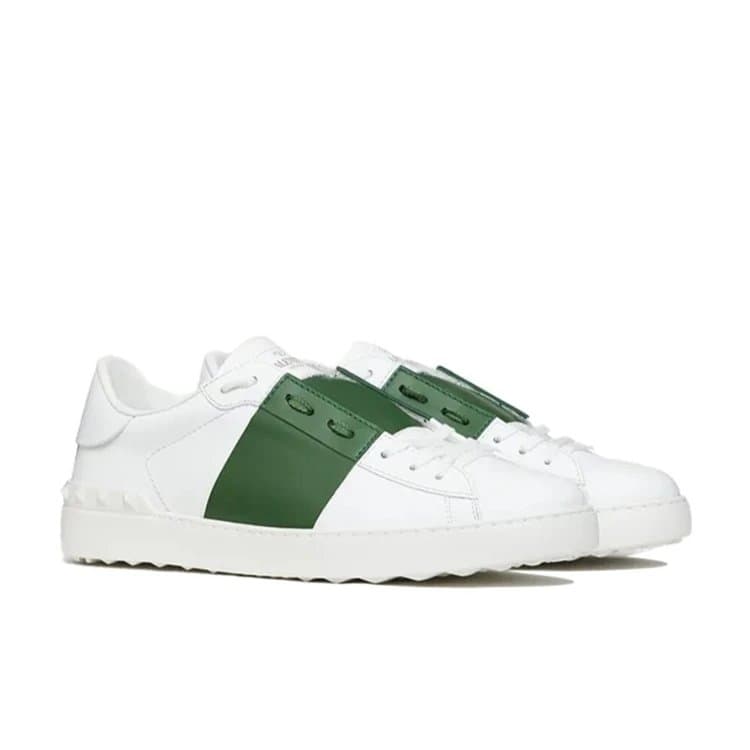 Valentino Rockstud Low Rockstud — Green