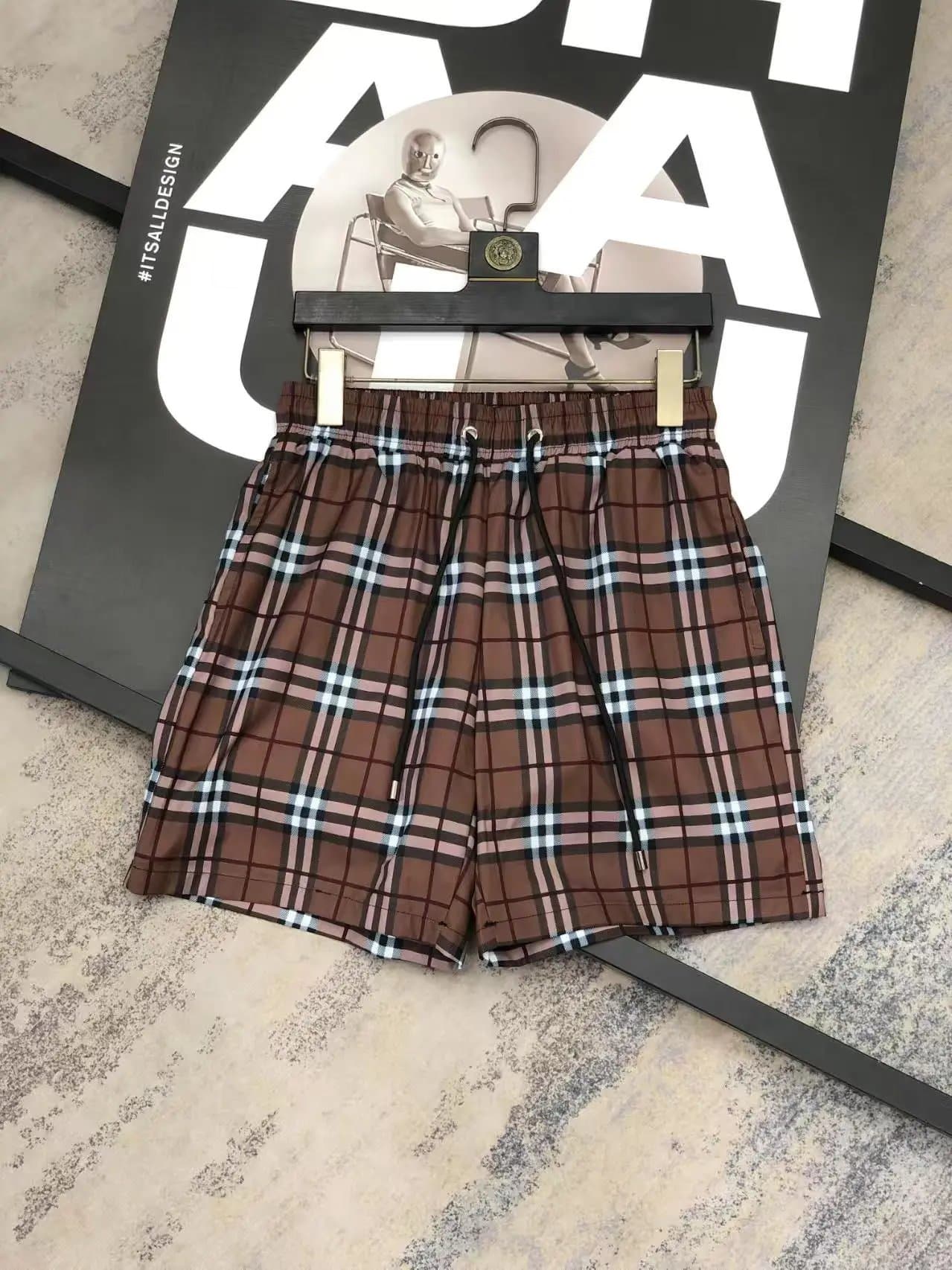 Burberry Ghost Logo Shorts Ghost Print — 7