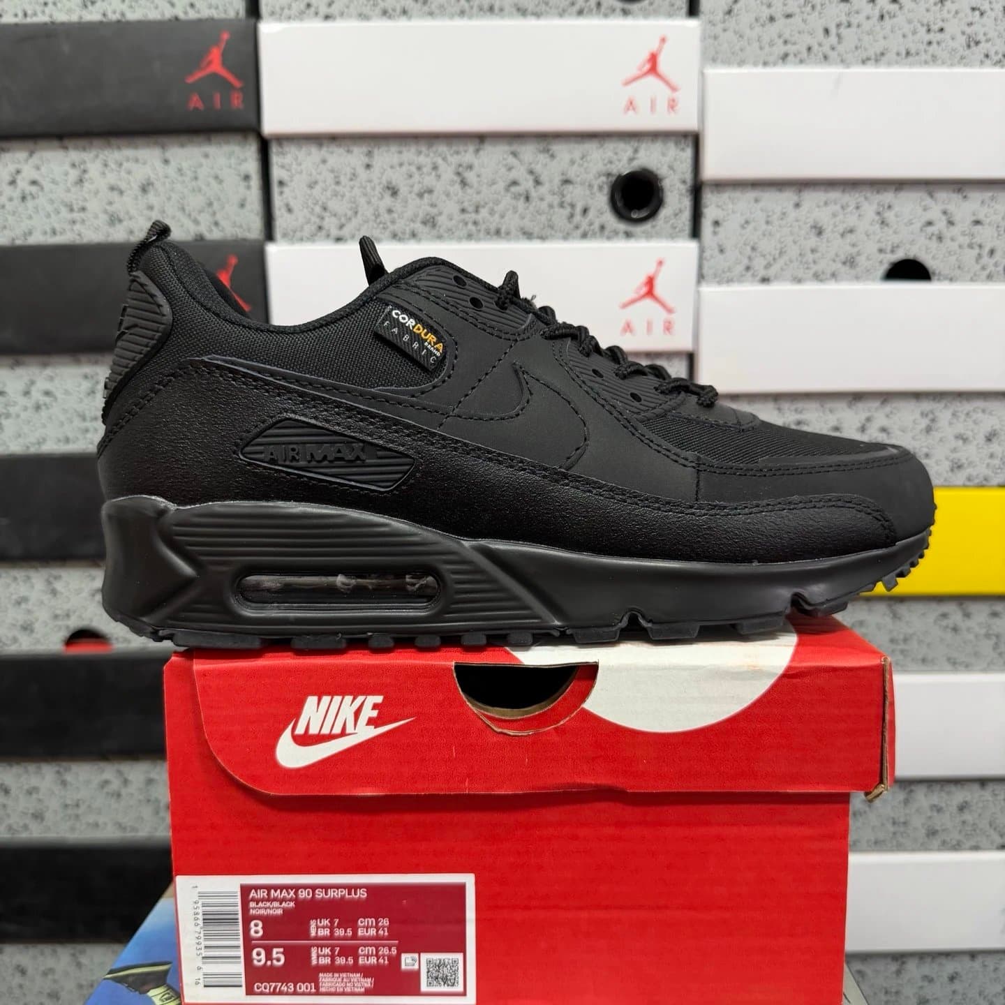 Nike Air Max 90 Black/Orange — CQ7743  001