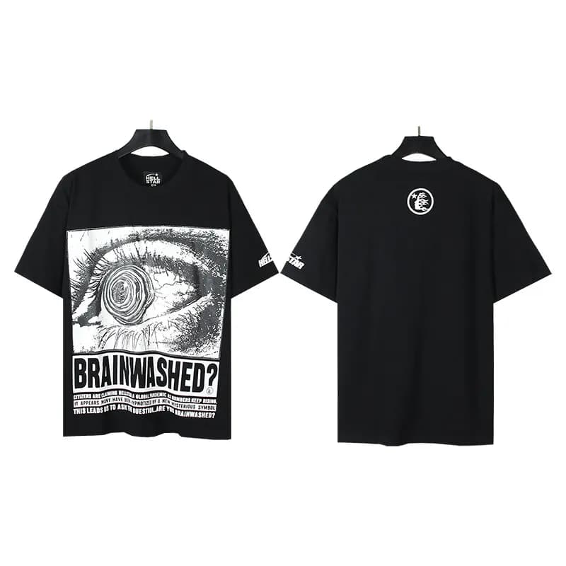 Palm Angels Graphic Tee Hellstar Records Print — 520黑色