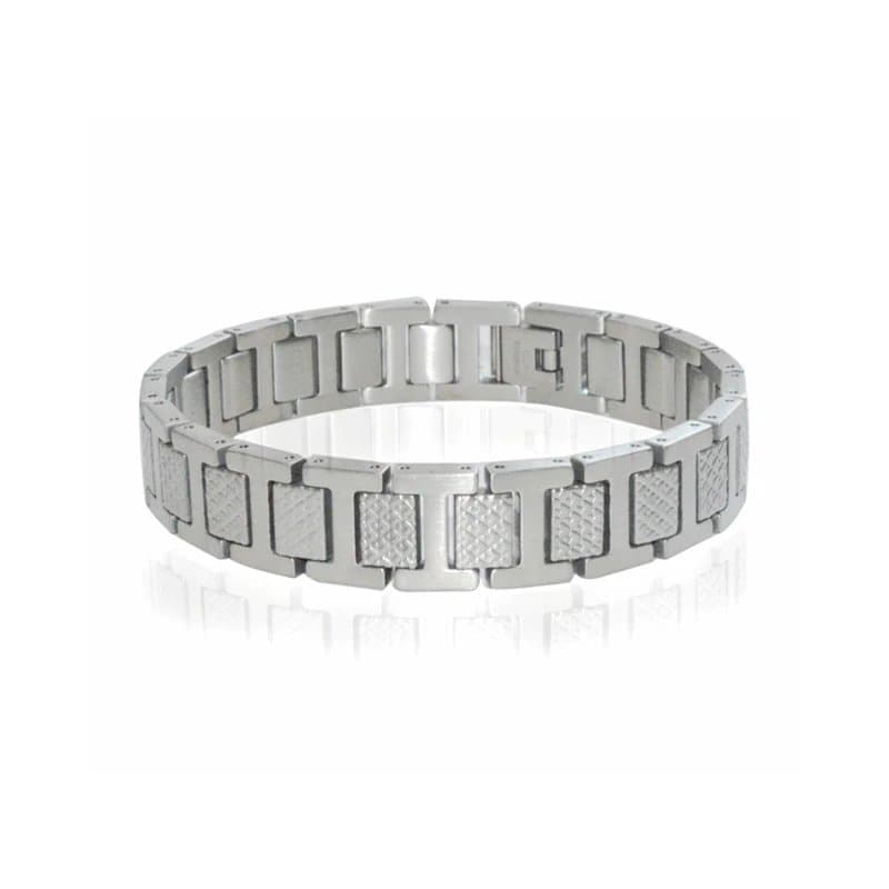 Chrome Hearts Link Bracelet Textured Plate