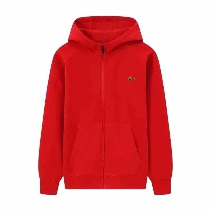 Lacoste Hooded Sweatshirt Solid Color — 7