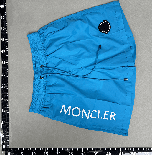 Moncler Logo Shorts Bright Blue