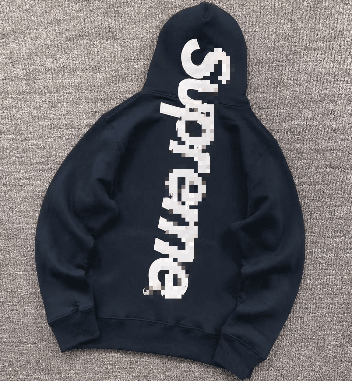 Supreme Half-Zip Sweatshirt Box Logo — E550#宝蓝