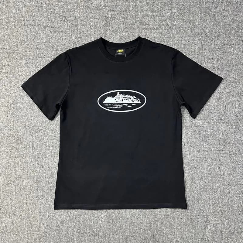 Graphic Tee Corteiz Script Logo — Style 45