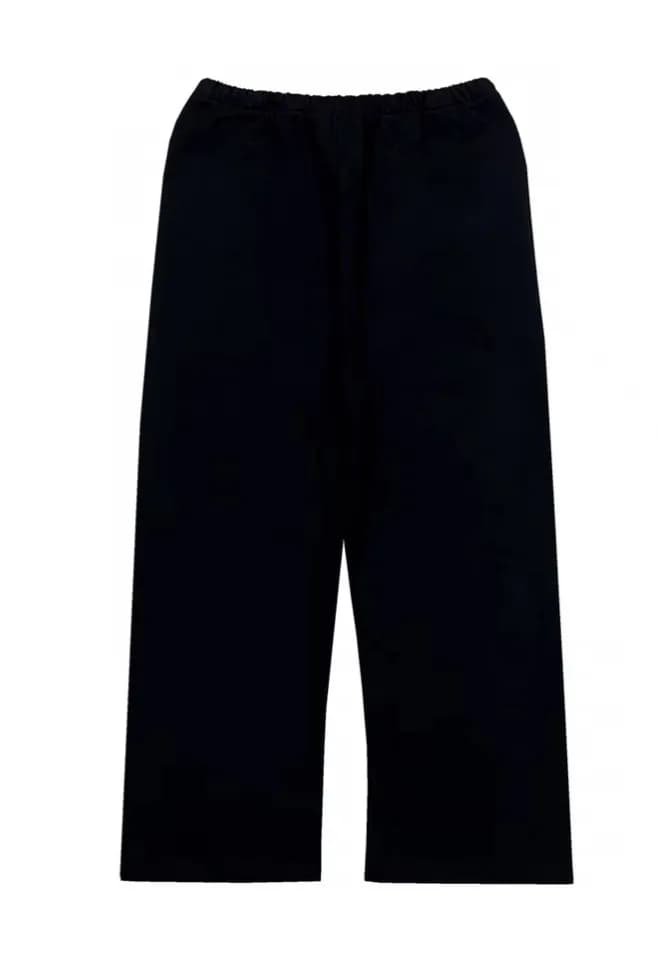 Wide-Leg Trousers Elastic Waist