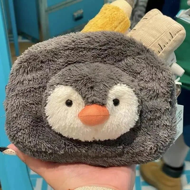 Vivienne Westwood Parrot Plush Toy Fuzzy Yellow with Green Wings — 企鹅笔袋 · 赠3b防尘袋