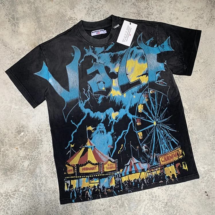 Vale Forever Graphic T-Shirt Carnival Print