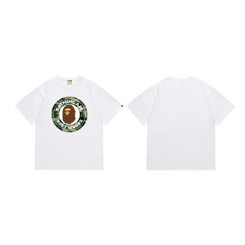 BAPE Short-Sleeve T-Shirt Camouflage Logo