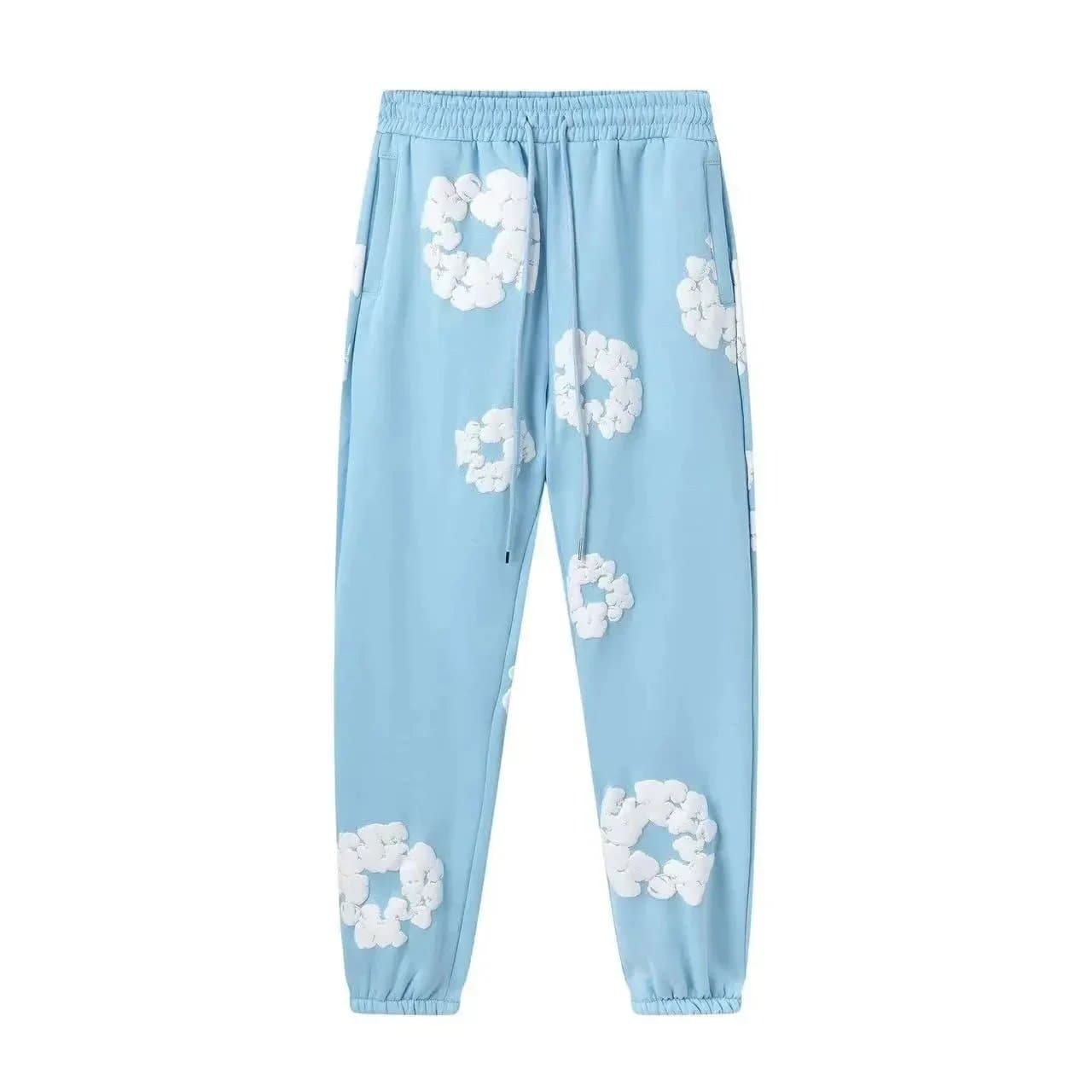 Balenciaga Joggers Cloud-Embroidered