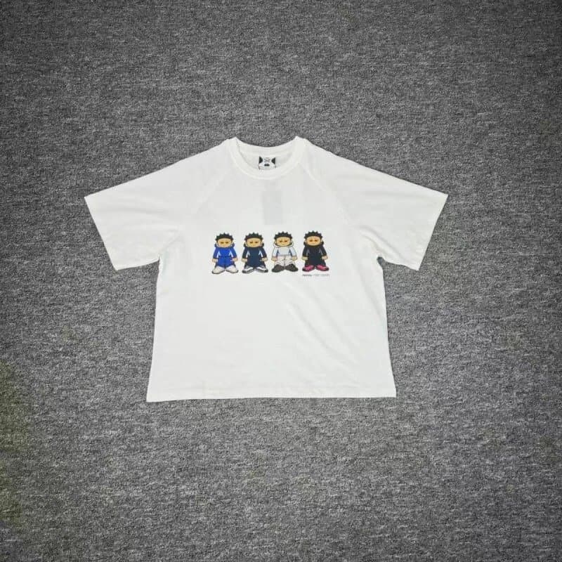 Off-White Graphic Tee Blue Spray Logo — 6005