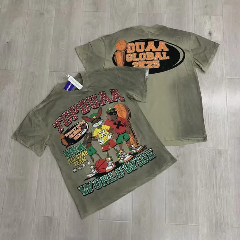 Denim Tears Peace Sign Tee Earth Peace Graphic — DU207