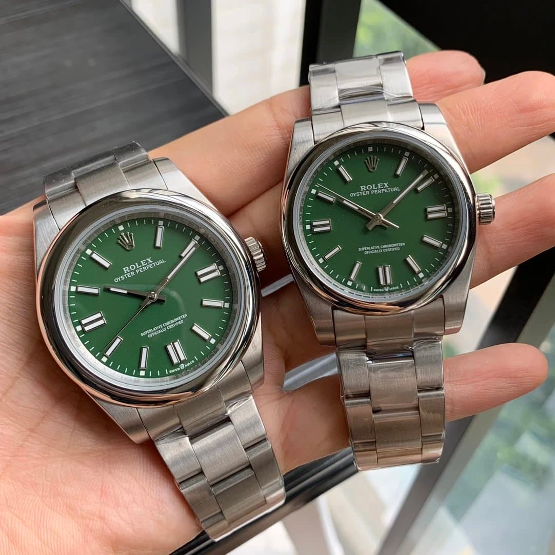 Rolex Oyster Perpetual Green Dial