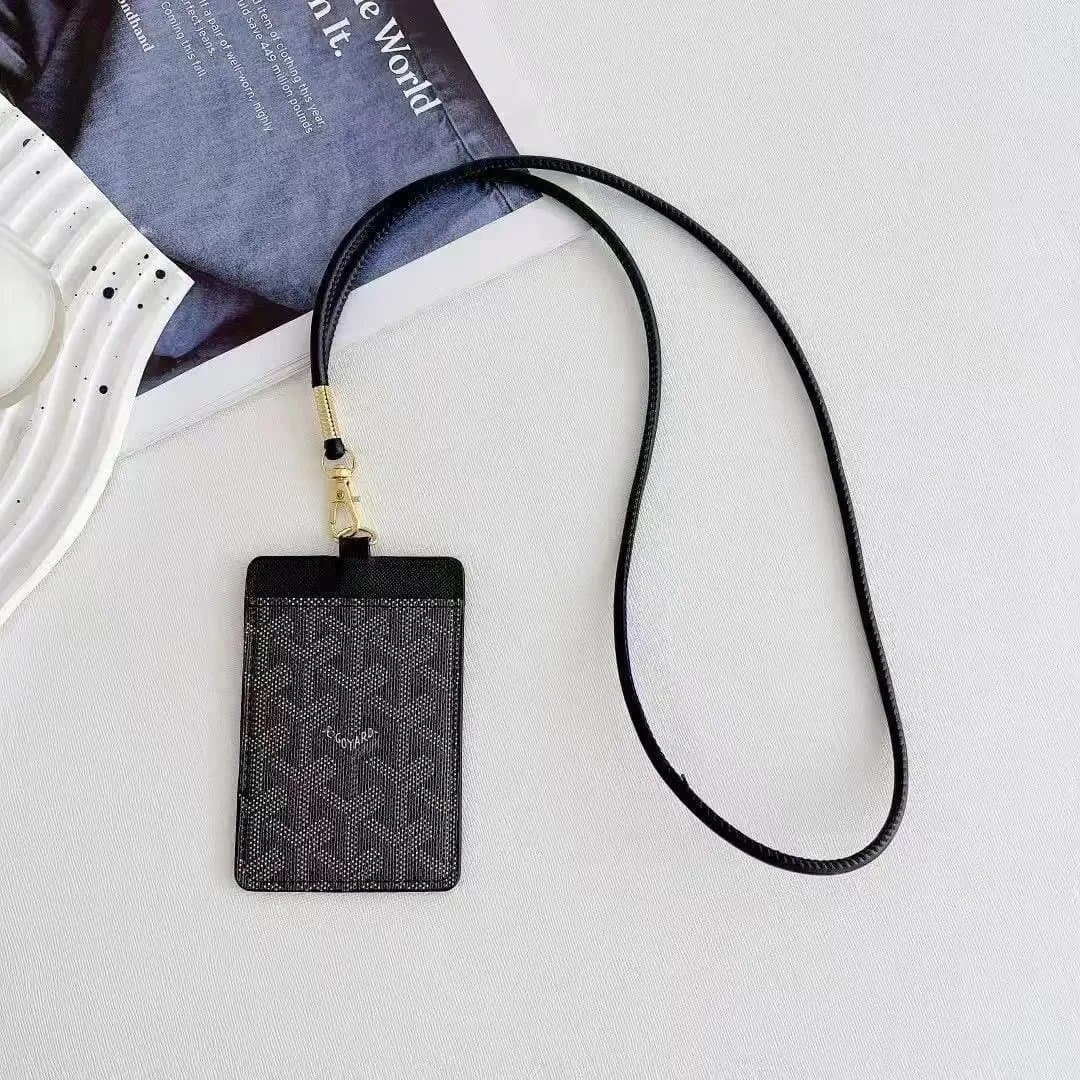 Prada Card Holder Lanyard Saffiano Leather — 3*Go-yard