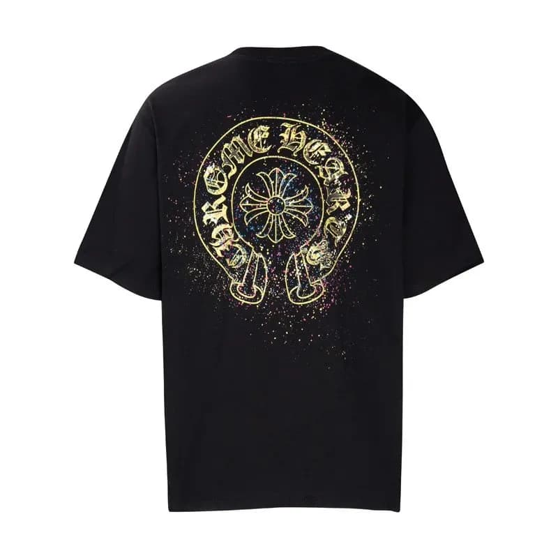 Chrome Hearts Logo Tee Cross & Chain Print — Y40