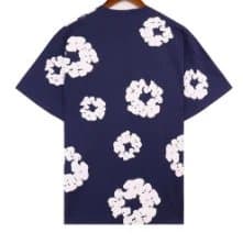 Balenciaga Short-Sleeve T-Shirt Floral Print