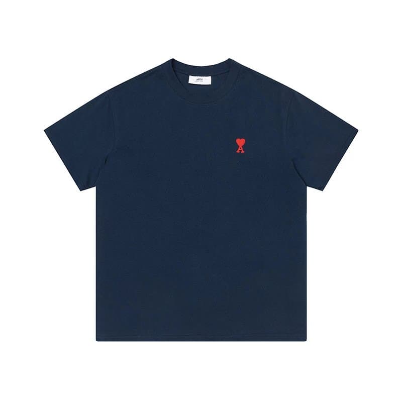 Amiri Heart Logo Tee Lavender — 藏青色【8804款】