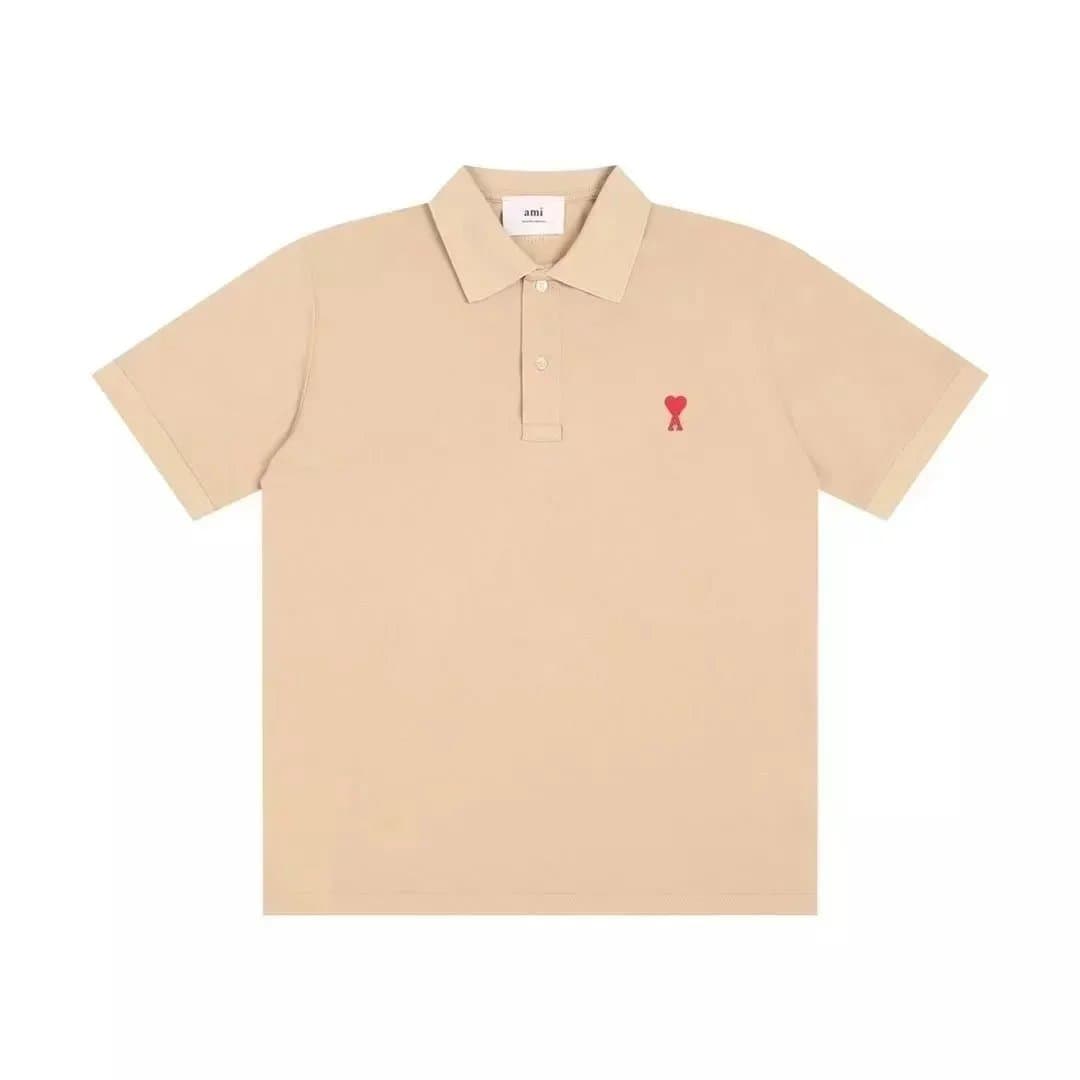 AMI Paris Polo Shirt Heart Logo