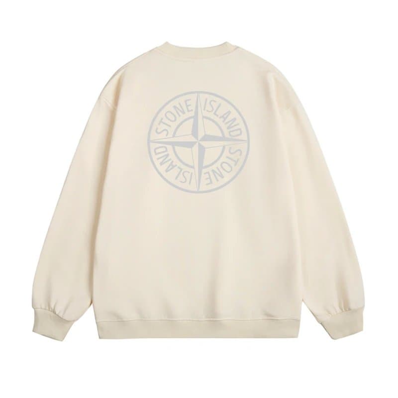 Stone Island Crewneck Sweatshirt Eclipse Print — S24